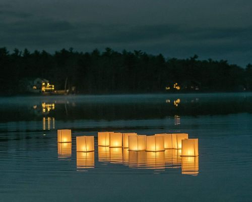 Lanterns Floating